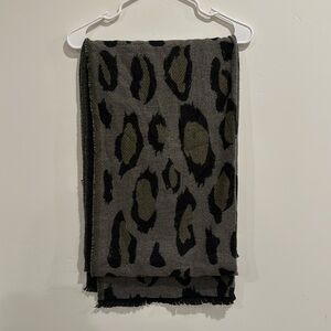 Never worn animal print shawl/wrap